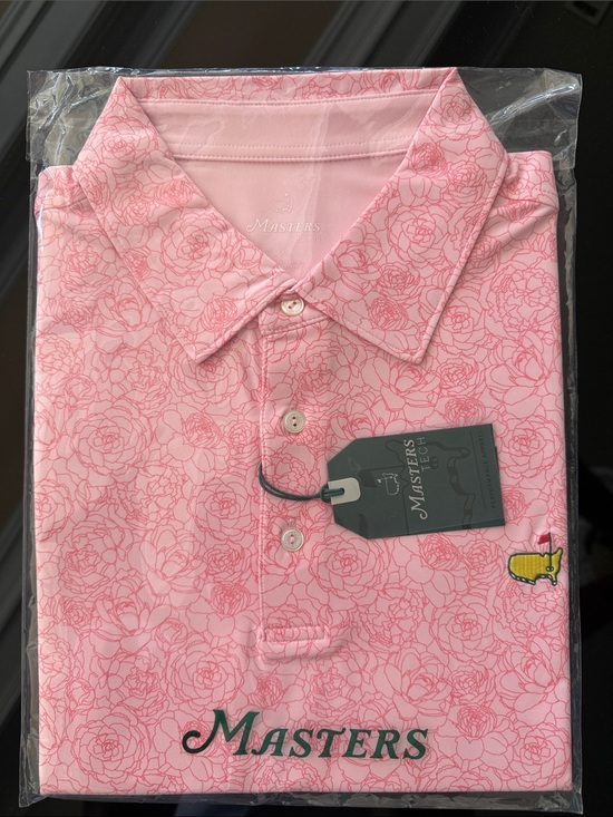 Masters Other - Masters Men’s Pink Rose-Print Polo Shirt